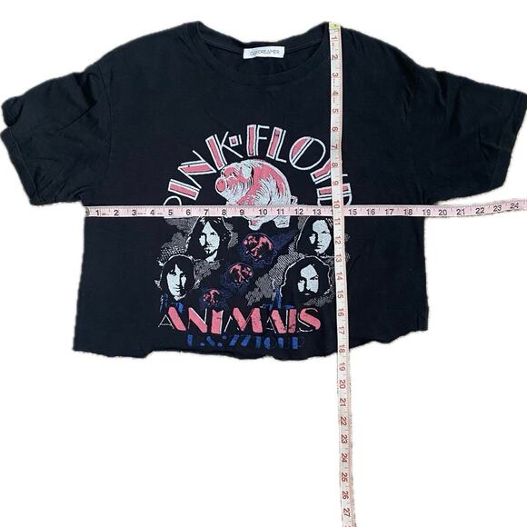 DAYDREAMER Pink Floyd Animals 1977‎ US Tour Graphic Tee T Shirt Size S CROPPED - Picture 7 of 8